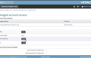 Hitachi ID Privileged Access Manager screenshot 1