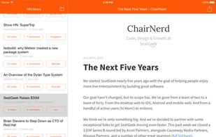 HN Reader screenshot 2