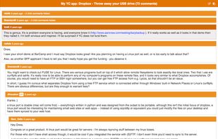 Easily read the comments