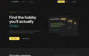 HobbyStack's homepageyour starting point for discovering hobbies matched to your personality, mood, and lifestyle.