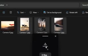 Dragging files into the app