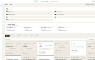 Holdfast Vault Dashboard