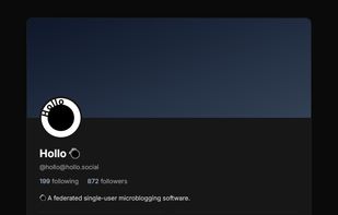 hollo screenshot 1