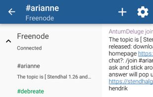 HoloIRC screenshot 1