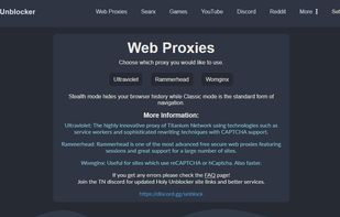 Holy Unblocker screenshot 2