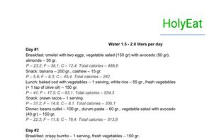 Get your nutrition plan