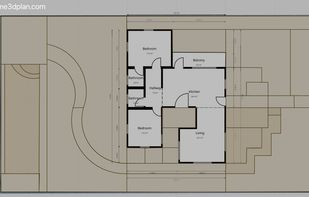 2D plan made by home 3d plan