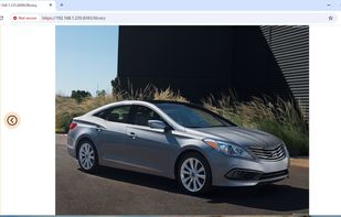 Image explorer in a browser