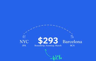 Homebase Flights - NYC to Barcelona