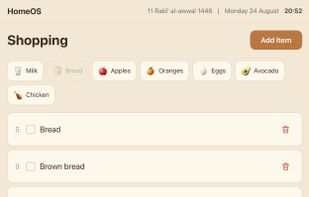 HomeOS screenshot 3
