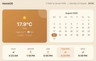 HomeOS screenshot 1