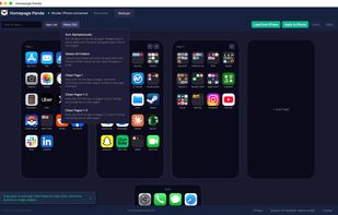 Batch tools: sort alphabetically, delete all folders, clean up pages in one click.