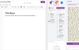 SmartPlan helps you write amazing, engaging lesson plans