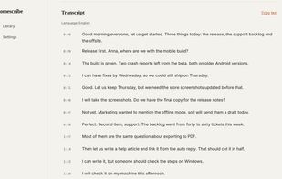 Homescribe screenshot 1