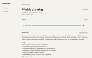 Homescribe screenshot 1