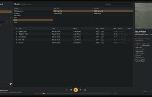 UI of the main screen