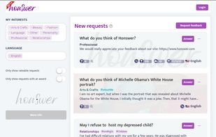 Honswer screenshot 1