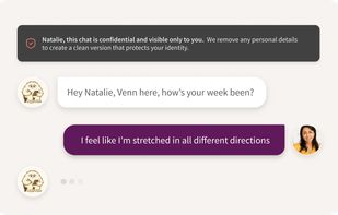 Unlike generic surveys, Venn has a 1:1 conversation with every employee