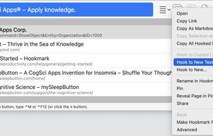 Hookmark screenshot 2