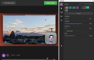 Realtime effects preview
