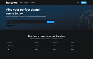 Customer facing domain search