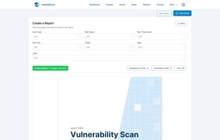 Custom report creation
