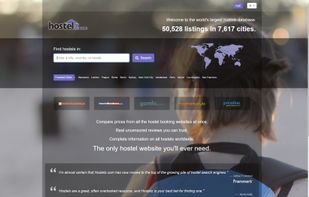 Hostelz.com screenshot 1