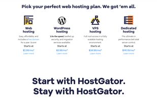 HostGator screenshot 1