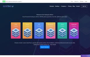 Cloud Powered Hosting by AliTech - hostingbyalitech.com