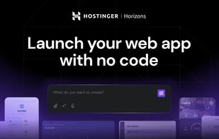 Hostinger Horizons screenshot 1