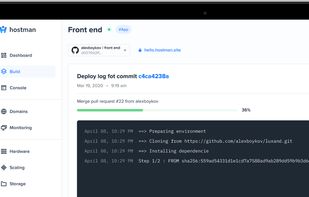 Hostman screenshot 2