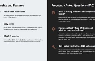 Hostry DNS screenshot 1