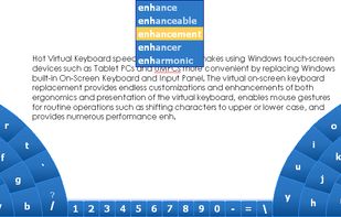 Hot Virtual Keyboard screenshot 1