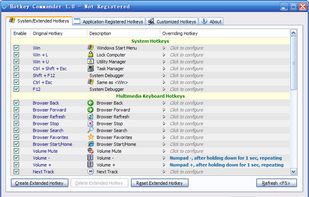 Hotkey Commander screenshot 1
