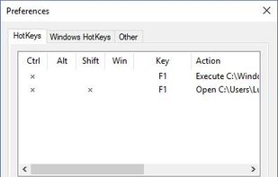 HotKeyBind screenshot 1