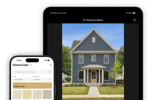 The Repaint mobile app is available for iPhone, iPad, Android phones and tablets