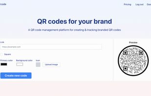 QR code Landing page