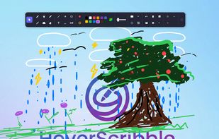 Showcasing HoverScribble's vibrant freehand drawing capabilities draw anything on your screen with full color support, making it perfect for creative presentations, streaming overlays, and interactive teaching sessions.
