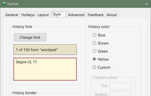 HovText screenshot 1