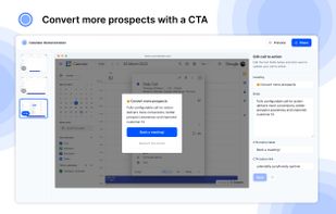 Convert more prospects with a CTA