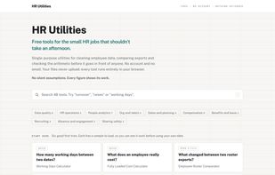 HR Utilities screenshot 1