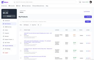 Supplier can manage their services