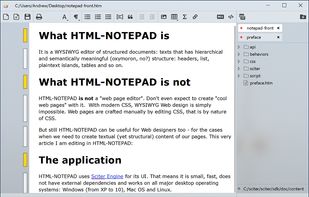 HTML-Notepad screenshot 1