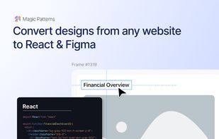 HTML to React & Figma screenshot 1