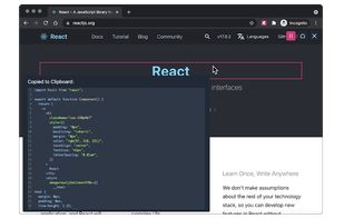 HTML to React screenshot 1