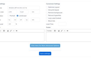 HTML to PDF API screenshot 1