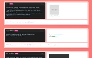 HTML5 Component Library - Example Component