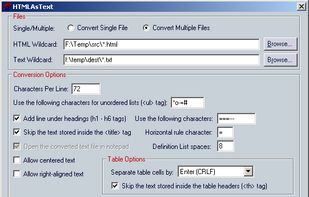 HTMLAsText screenshot 1