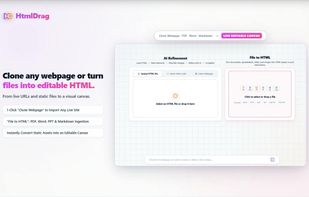 HtmlDrag screenshot 1
