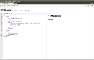 HTMLhouse screenshot 1